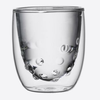 QDO Elements set of 2 double-walled glasses Water 75ml