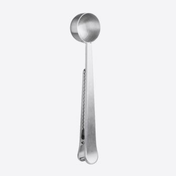 Price & Kensington Speciality stainless steel tea & coffee scoop with clip 17cm