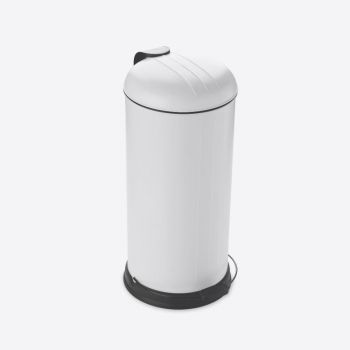 Rixx pedal bin with soft closing cover mat off-white 30L