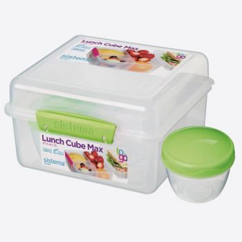 Sistema To Go lunchbox with yoghurt pot cube max 2L