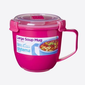 Sistema Microwave Colour soup mug large 900ml