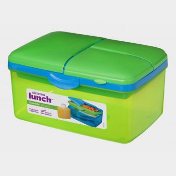 Sistema Trends lunch box with drinking bottle Quaddie 2L