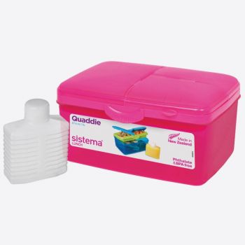 Sistema Vibe lunch box with drinking bottle Quaddie 2L