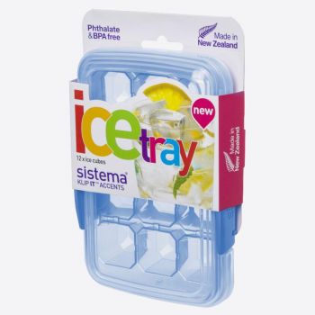 Sistema Accents medium ice tray with lid for 12 ice cubes