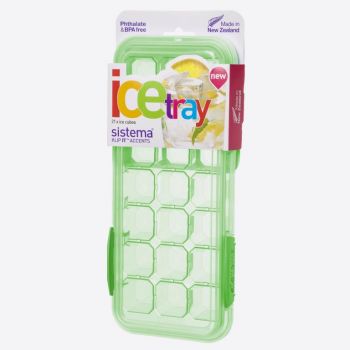 Sistema Accents large ice tray with lid for 21 ice cubes