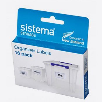 Sistema Storage set of 16 organiser labels