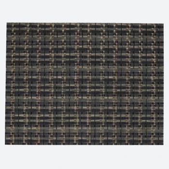 Saleen Edel fine woven plastic placemat olive and black 32x42cm