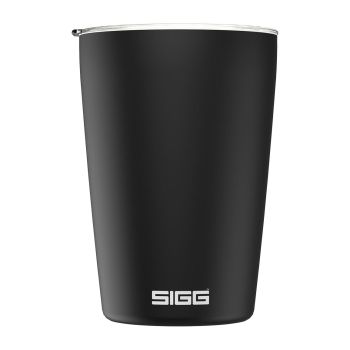 Sigg Neso Takeaway Drinkbeker - Dubbelwandig - Inox - Keramische Coating -  Black 0,4l - 8,3xH14,8cm
