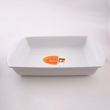 Vista Alegre Ligne Cuisine rectangular plate white 42cm