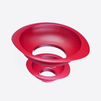 Westmark Twix 2-part plastic funnel red 16.8x14.7x6.9cm