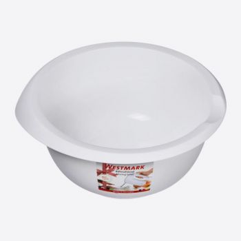 Westmark plastic mixing bowl with non slip bottom white 3.5L