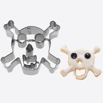 Westmark stainless steel cookie cutter 2D skull 6x5.5x2.2cm