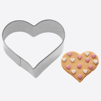 Westmark stainless steel cookie cutter heart 6x5.8x2.2cm