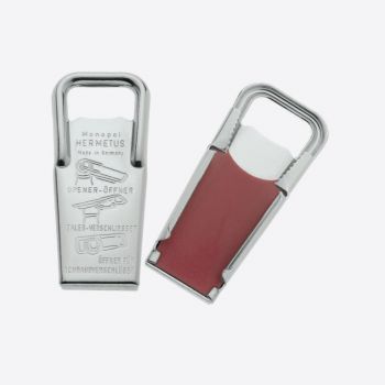 Westmark Monopol Edition Hermetus steel bottle opener 8.6x3.7x1.5