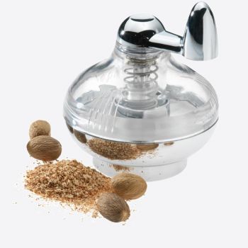 Westmark nutmeg grinder in plastic and stainless steel transparent 8.5x8x9.5cm