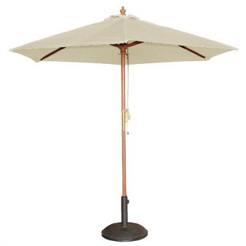Bolero ronde parasol creme 2.5 meter