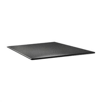 Topalit Smartline vierkant tafelblad antraciet 80cm