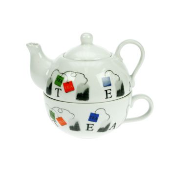 Cosy & Trendy Teaset, Teepot With Cup Set D10xh12cm