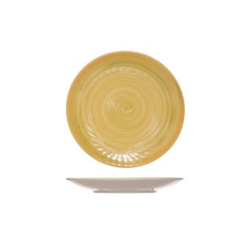 Cosy & Trendy Turbolino Yellow Dinner Plate D22cm