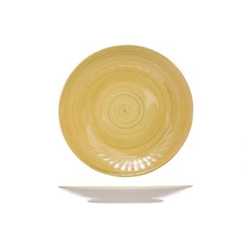 Cosy & Trendy Turbolino Yellow Dinner Plate D27cm
