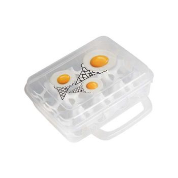 Hega Hogar Huevera Egg Storage Box 12 Eggs 3 Types