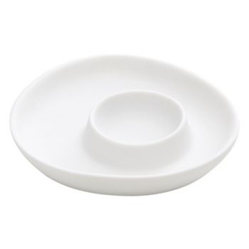 Cosy @ Home Eggcup Plate White Porcelain 12x11xh2cm