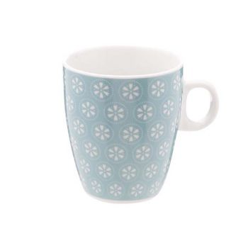 Cosy & Trendy Vicky Mug Blue With Flowers 19cl
