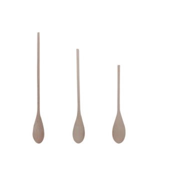 Cosy & Trendy Spoons S3 25-30-35cm Maple Wood