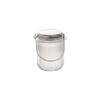 Cosy @ Home Lantern 2 Dewdrops Glass White 6x6x9cm