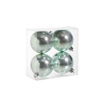 Cosy @ Home Ball Plastic Rings Set4 Mintgreen D8cm