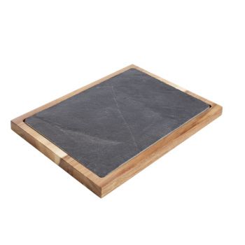 Cosy & Trendy Acacia-slate Board 35x25x2.5cm