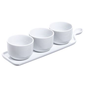 Cosy & Trendy Apero Set Plate With 3 Bowls