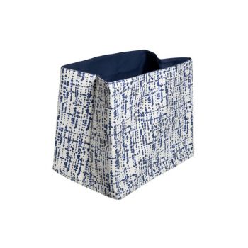 Cosy & Trendy Basket Magic Fabric White-blue 50x36x35