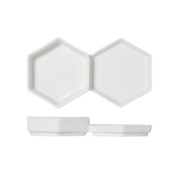 Cosy & Trendy For Professionals Hive Small Twin Plate 18.5x10h1.7-3cm