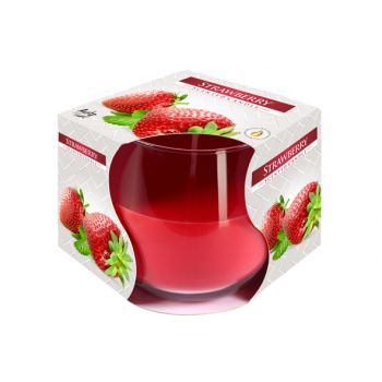Cosy & Trendy Ct Scented Candle Glass Strawberry-red