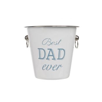 Cosy & Trendy Xl White Ice Bucket With Knobs -printing