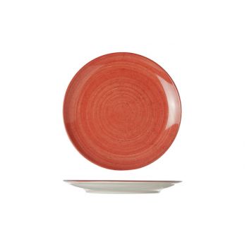 Cosy & Trendy For Professionals Twister Red Dinner Plate D21cm