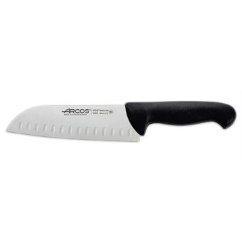 Arcos 2900 Serie Black Santoku Knife 18cm