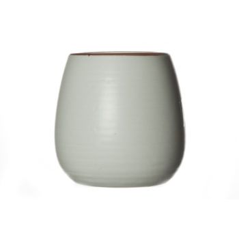 Cosy @ Home Jar Vase Graygreen Ceramic D10xh10cm