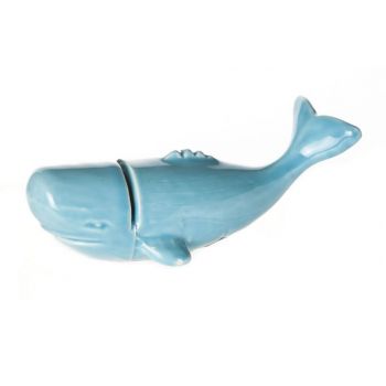 Cosy @ Home Memo Clip Whale Turquoise Ceramic 10x5xh