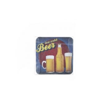 Cosy & Trendy Coaster Beer S4 10x10x0.3cm