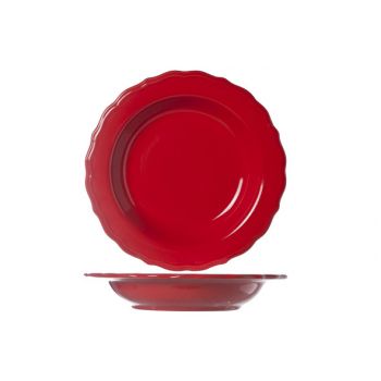 Cosy & Trendy Juliet Red Deep Plate Bright D23cm