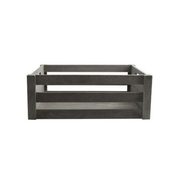 Cosy & Trendy Crate Wood Large 37.5x26.5xh14cm Grey