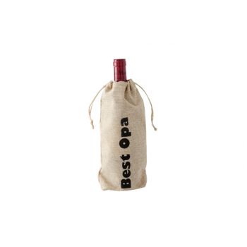 Cosy & Trendy Wine Bag 'beste Opa' 15xh30cm