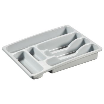 Curver Cutlery Tray M 6 Compartments Light Gray