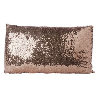 Cosy @ Home Cushion Paillettes Copper 25x45cm