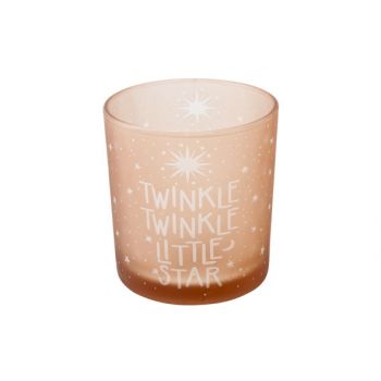 Cosy @ Home T-lighth Twinkle Twinkle Pink D7x8cm