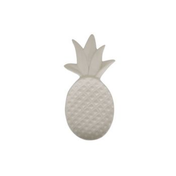 Cosy @ Home Pineapple Dish Ceramic White 30x14x3cm