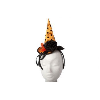 Cosy @ Home Hairband Witch Hat Orange Black
