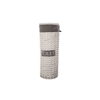 Cosy & Trendy Basket -toilet- White With Grey Lining